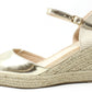 Gold Espadrille Wedge