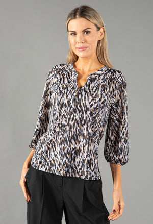 Animal Print Blouse
