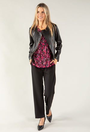Rose Printed Lace Top