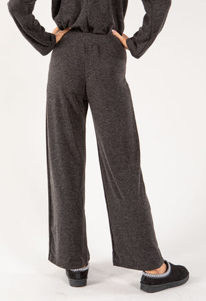 Button Detail Knit Trouser