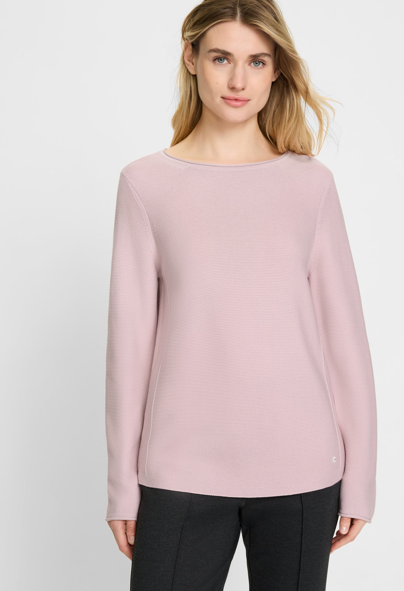 Crew Neck Long Sleeve Pullover