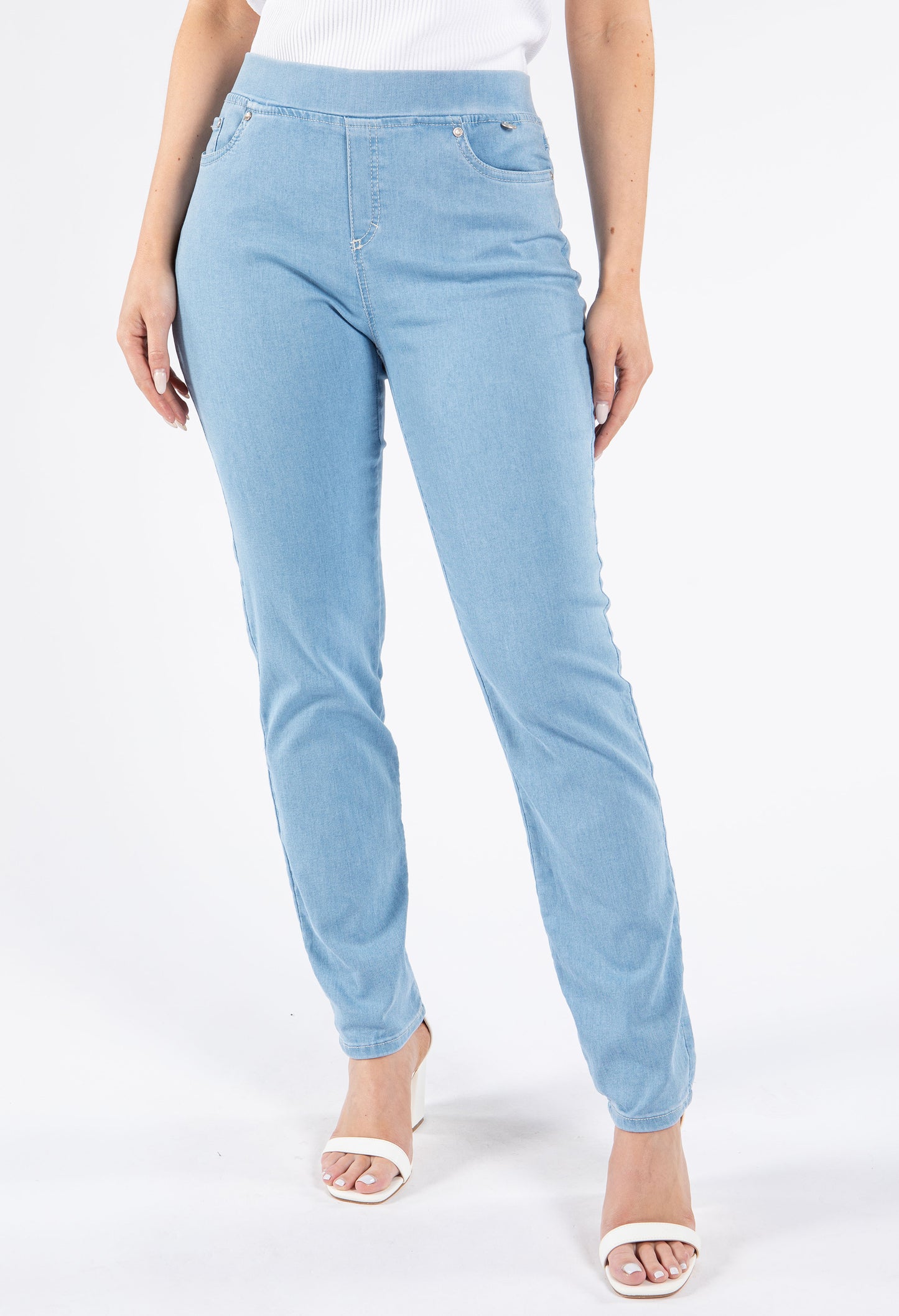 Pull On Slim Fit Jeans