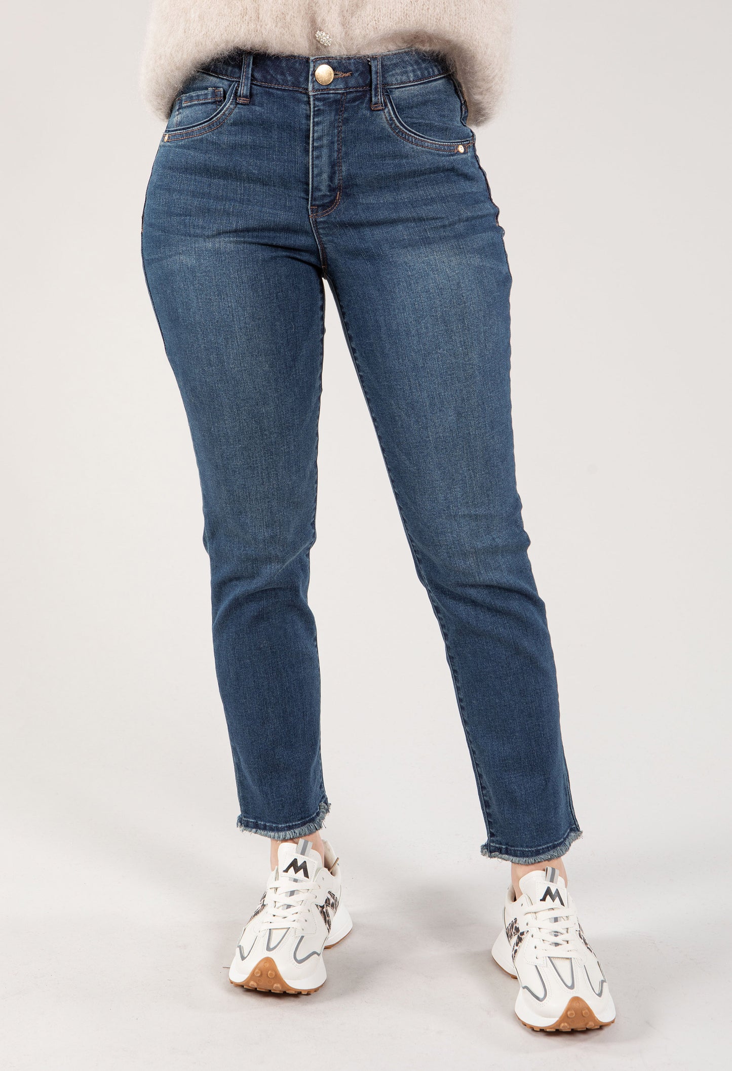 "Ab"solution High Rise Slim Straight Jean