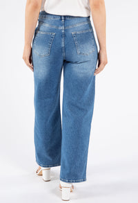 Anna Straight Wide Leg Jeans