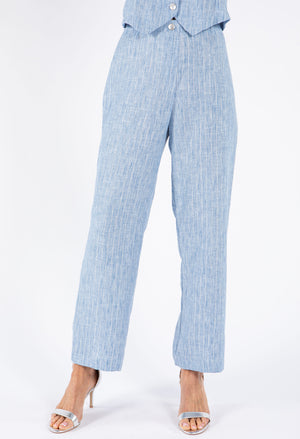 Lurex Pinstripe Trouser