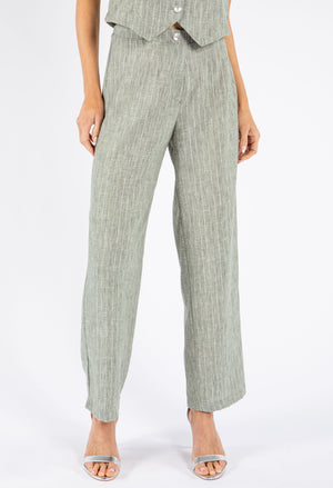 Lurex Pinstripe Trouser