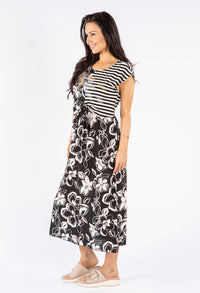 2 in 1 Dress with Tie Front