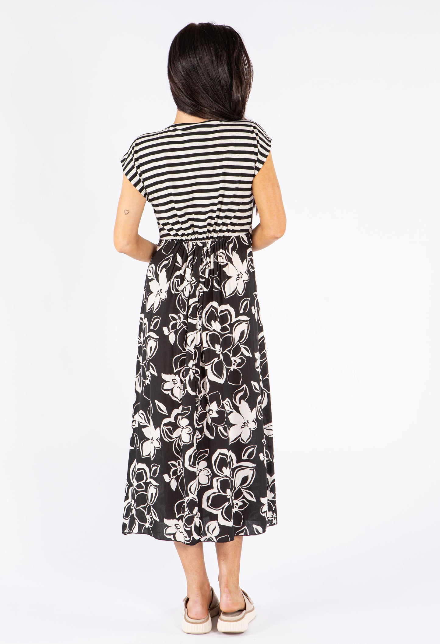 2 in 1 Dress with Tie Front