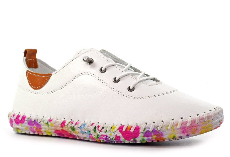 Padstow Leather Plimsoll