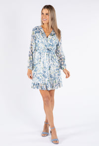 Floral Tie Waist Dress