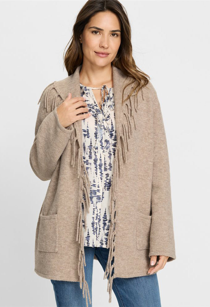 Open Front Knit Cardigan