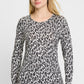 Leopard Print Long Sleeve Top