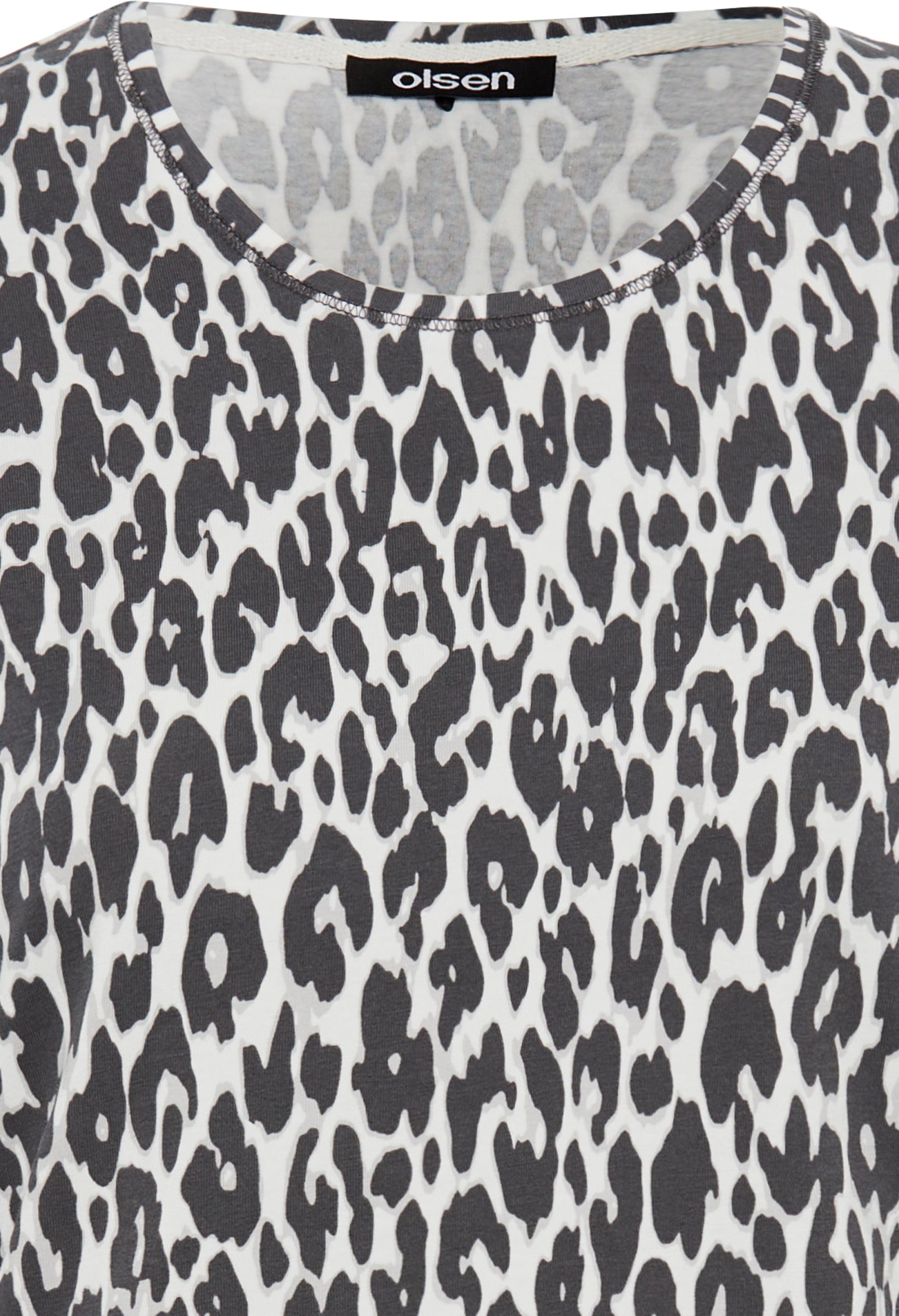 Leopard Print Long Sleeve Top
