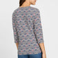 Round Neck Graphic Print Top