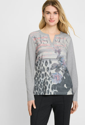 Graphic Long Sleeve Top