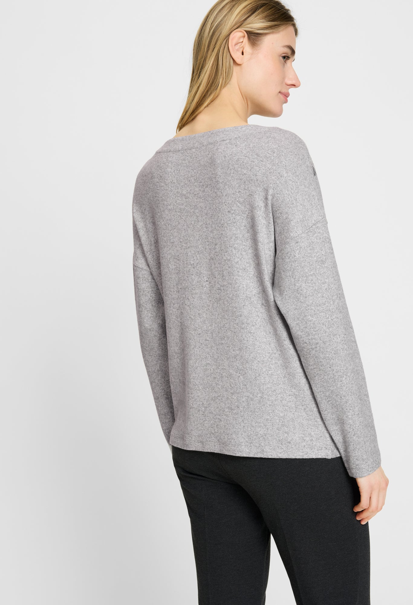Graphic Front Long Sleeve Top
