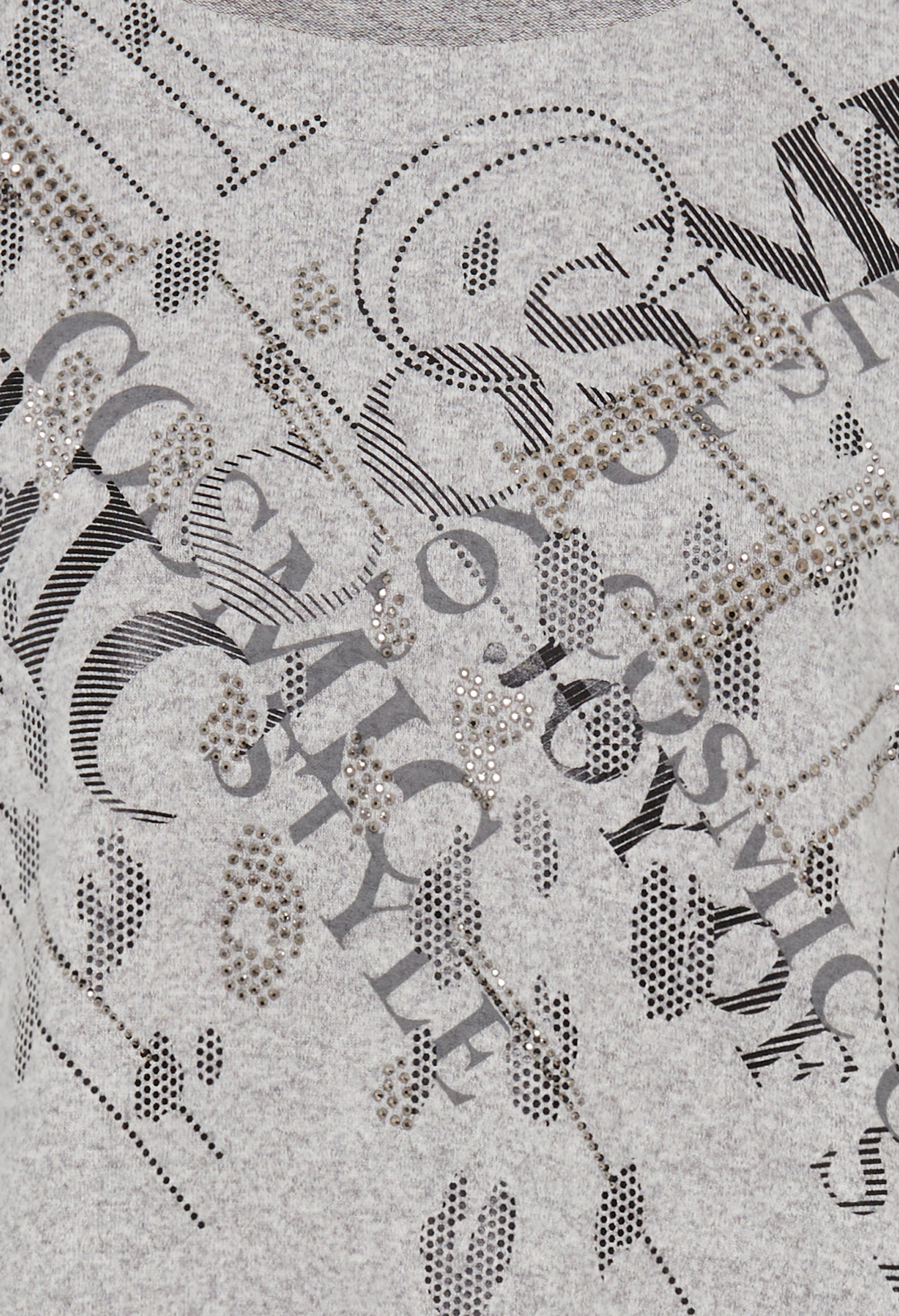 Graphic Front Long Sleeve Top