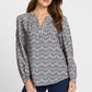 Woven Long Sleeve Blouse
