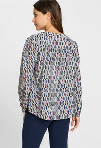 Woven Long Sleeve Blouse