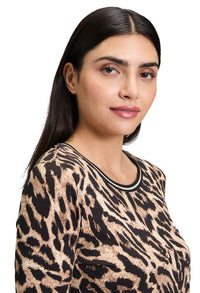 Basic Leopard Print Top