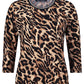 Basic Leopard Print Top
