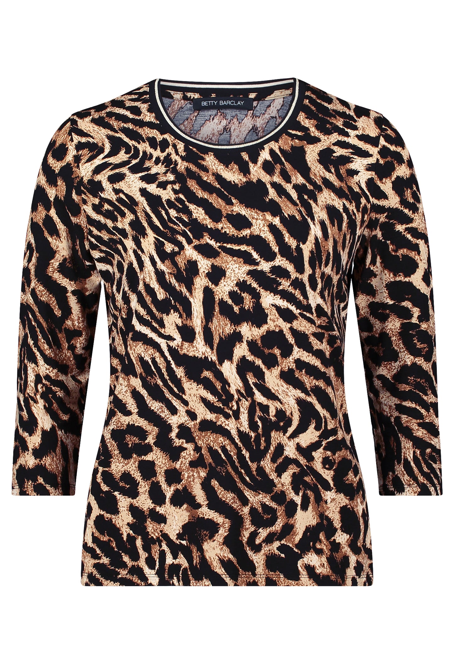 Basic Leopard Print Top