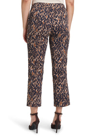 3/4 Length Leopard Print Trousers