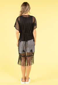 Heart Design Crochet Throw Over