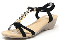 Diamond and Floral Wedge