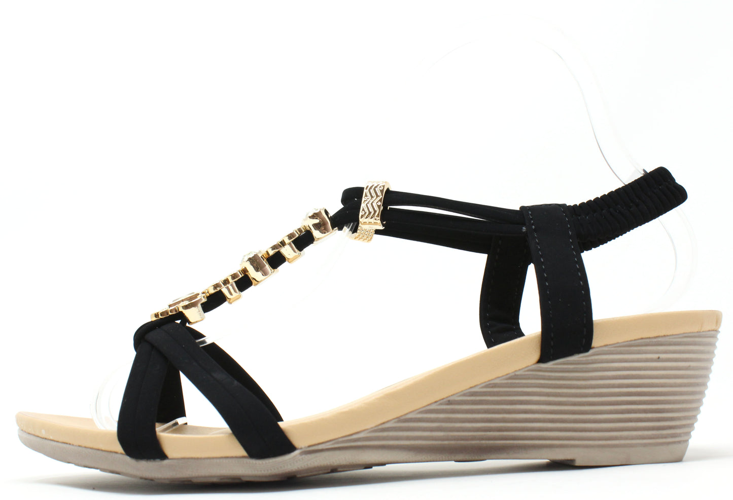 Diamond and Floral Wedge