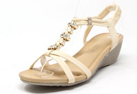 Diamond and Floral Wedge