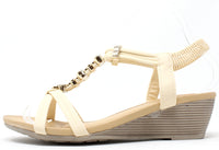 Diamond and Floral Wedge