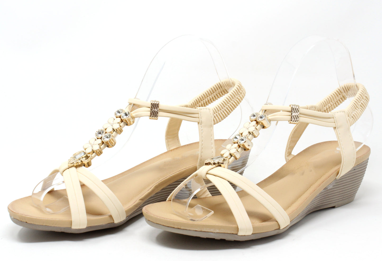 Diamond and Floral Wedge