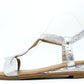 Metallic Twist Sandal