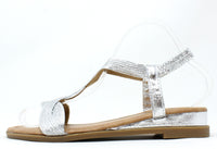 Metallic Twist Sandal