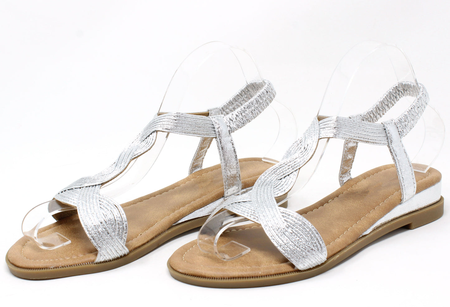 Metallic Twist Sandal