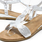 Metallic Twist Sandal