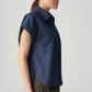 Folmes Loose chambray denim blouse
