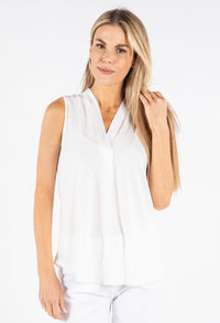 Sleeveless V-Neck Top