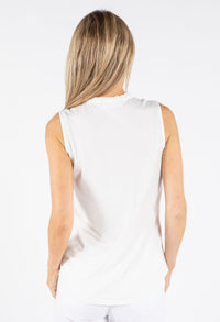 Sleeveless V-Neck Top