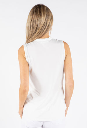 Sleeveless V-Neck Top