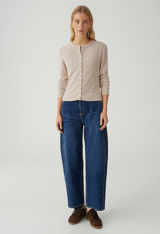 Saltus Ribbed Jersey Button-up Top