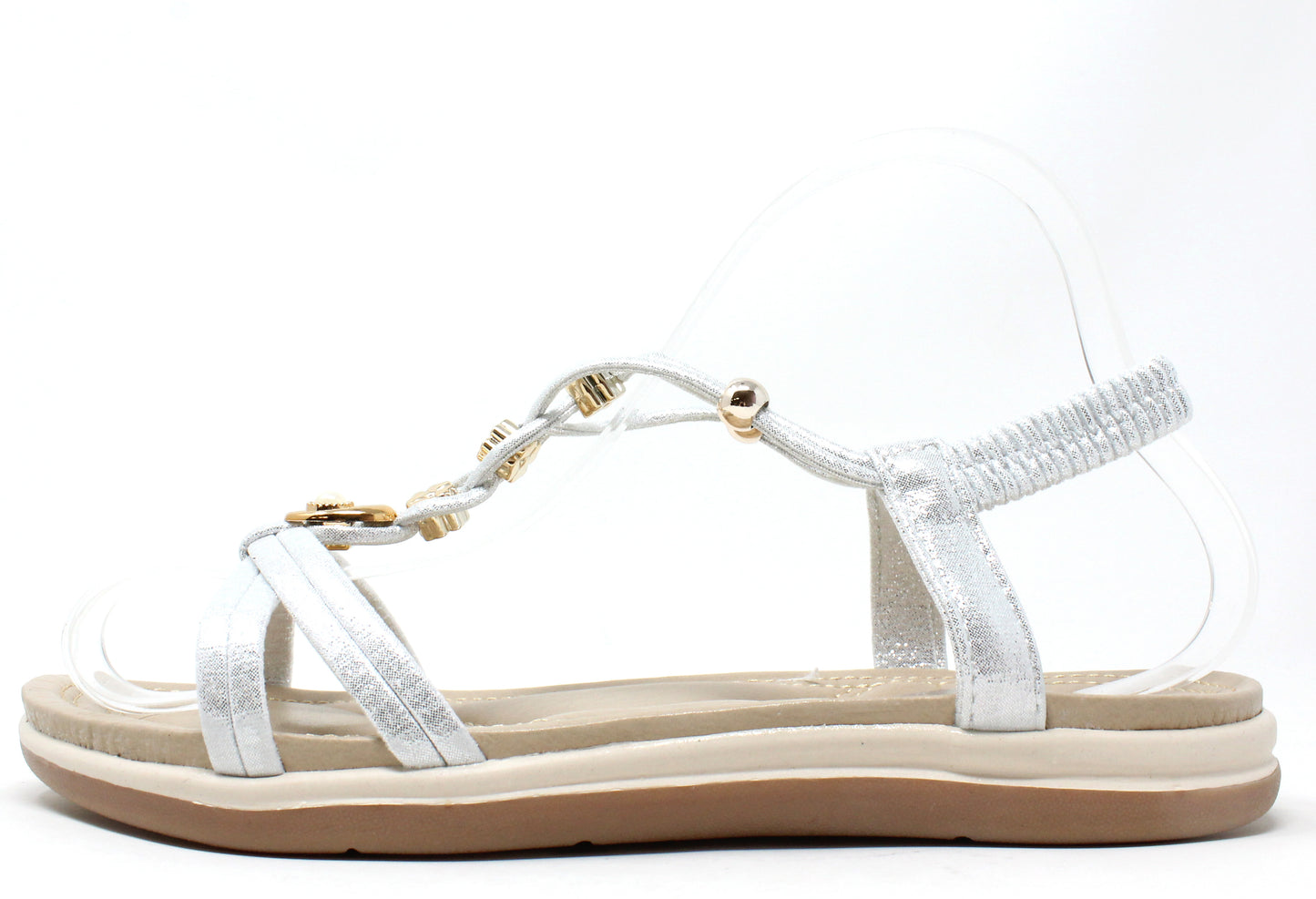 Mini Floral Beaded Sandal