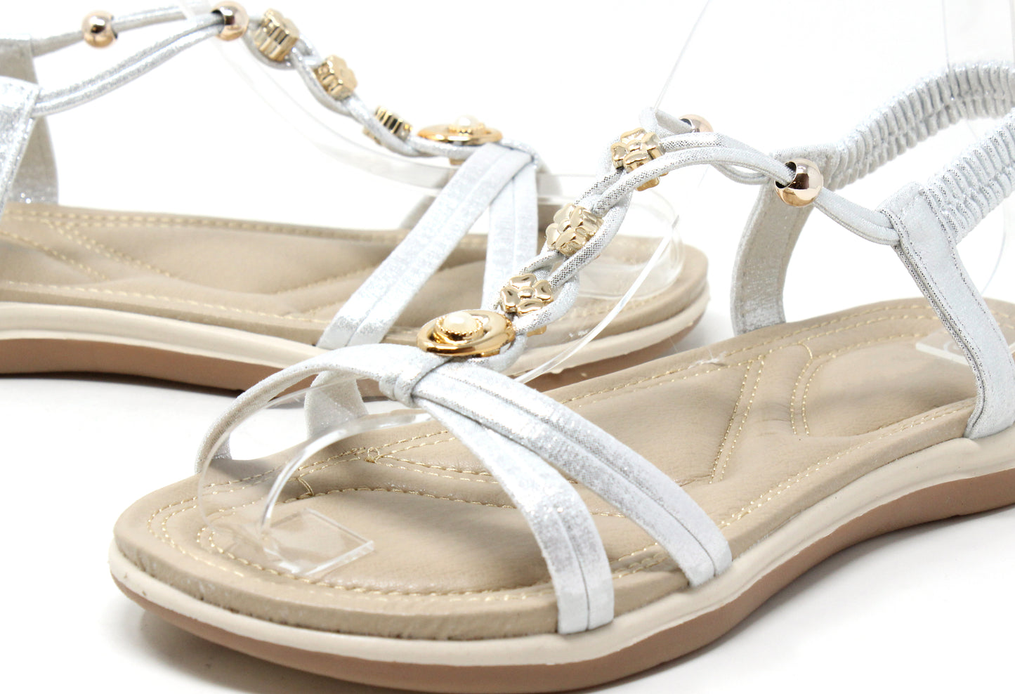 Mini Floral Beaded Sandal