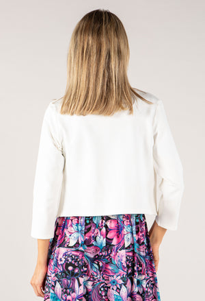 Open Front Cropped Jacket