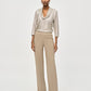 Flare High-waisted Trousers