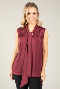 Chic Sleeveless V-neck Blouse
