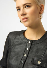 Collared Long-sleeve Casual Jacket