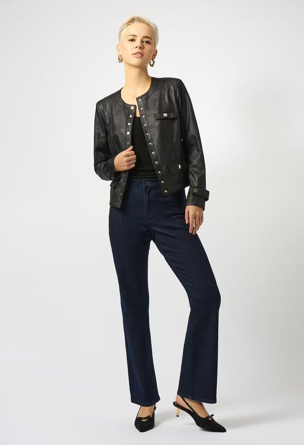 Collared Long-sleeve Casual Jacket