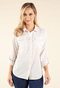 Light Pin Stripe Shirt